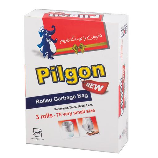 کیسه زباله رولی پیلگون 75 برگ سایز بسیار کوچک 50 *40