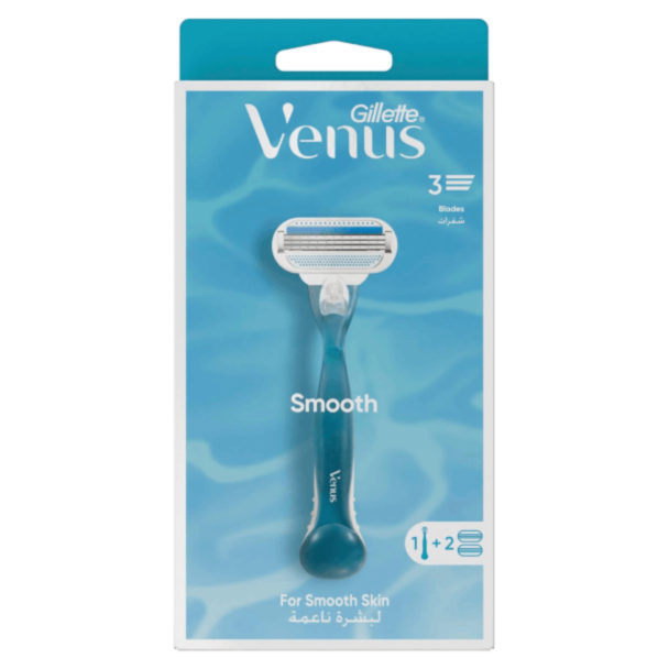 خودتراش ژیلت ونوس مدل Smooth به همراه 2+1 تیغ یدک