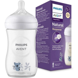 شیشه شیر نچرال 260 میل ریسپانس طرح کوالا فیلیپس اونت Avent