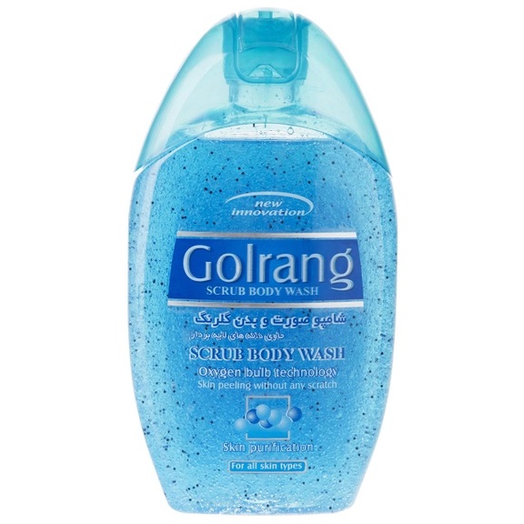 شامپو بدن گلرنگ (Golrang) مدل آبی حجم 280 میلیلیتر