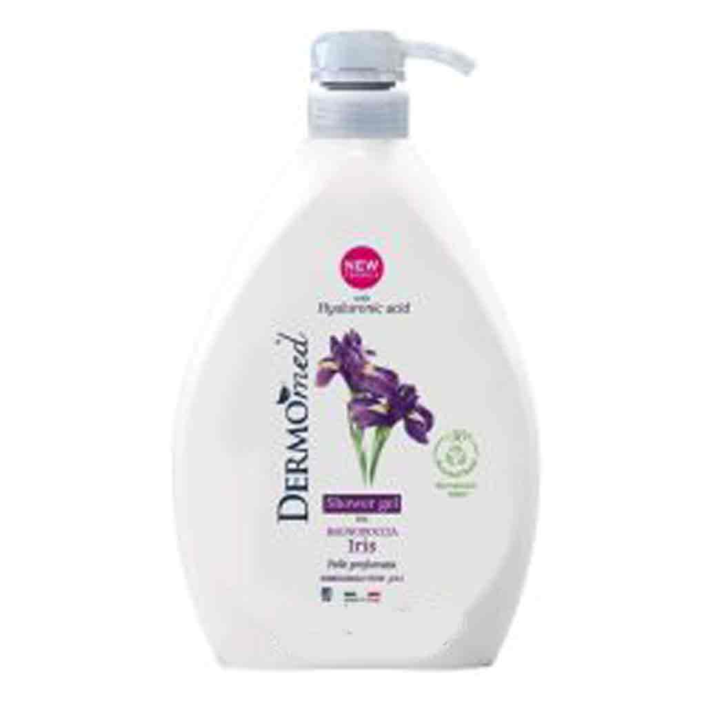 شامپو بدن ایتالیایی درمومد Dermomed Iris حاوی عصاره زنبق و تالک 1000 میل