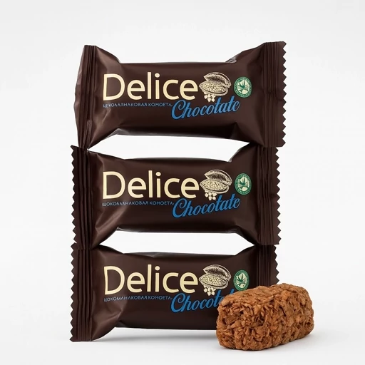 شکلات خارجی Delice غلات رژیمی طعم دارک (پک خودتو بساز)