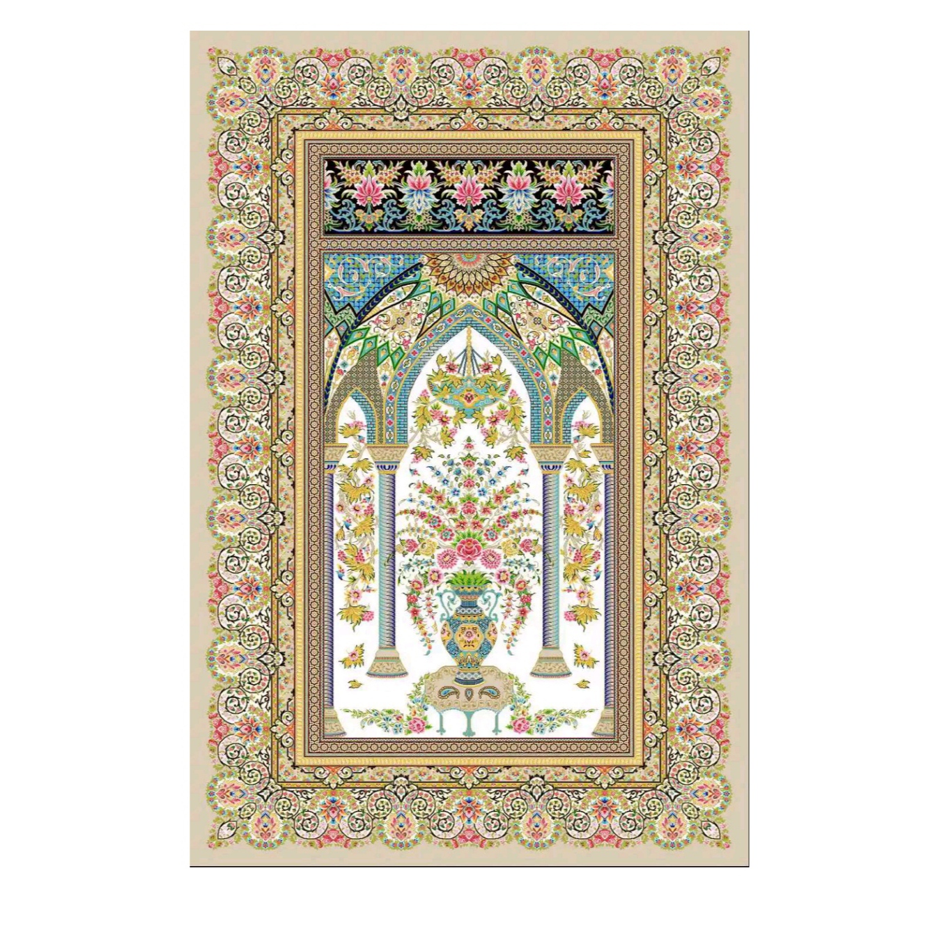 فرش ابریشمی خاطره کاشان 12 متری - کد174