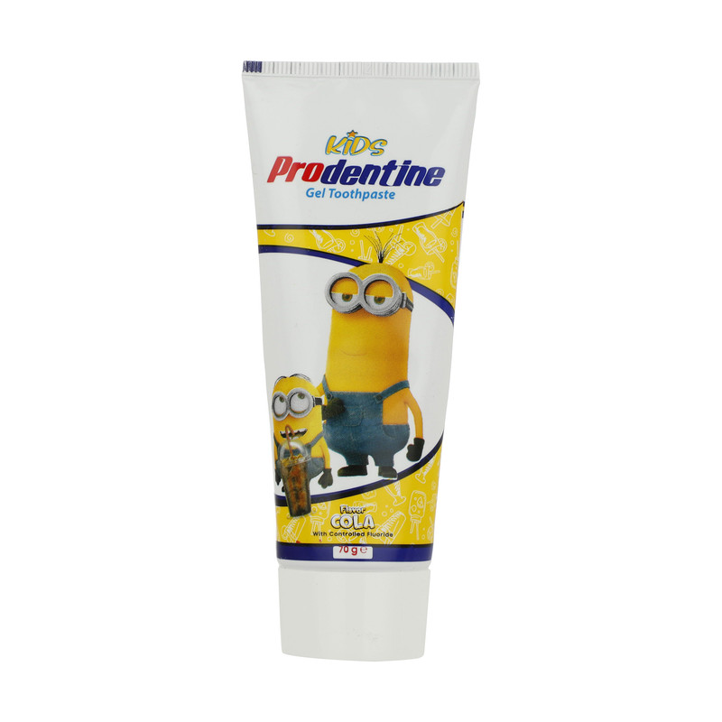 خمیر دندان ژلهای کودک پرودنتین مدل نوشابه طرح Minions وزن 70 گرم