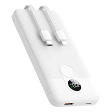 پاوربانک Porodo 10000mAh با کابل C و Lightning و نمایشگر دیجیتالی