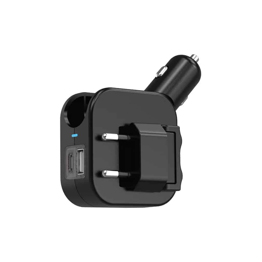 شارژر دوگانه گرین لاین مدل Green Lion Duo Power Car and Wall Charger