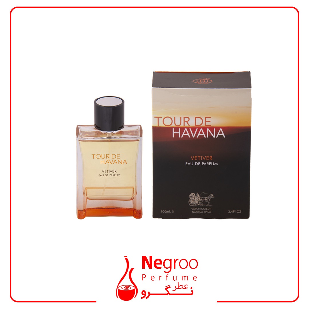 ادو پرفیوم مردانه فراگرنس ورد مدل Tour de Havana Vetiver حجم 100 میلی لیتر