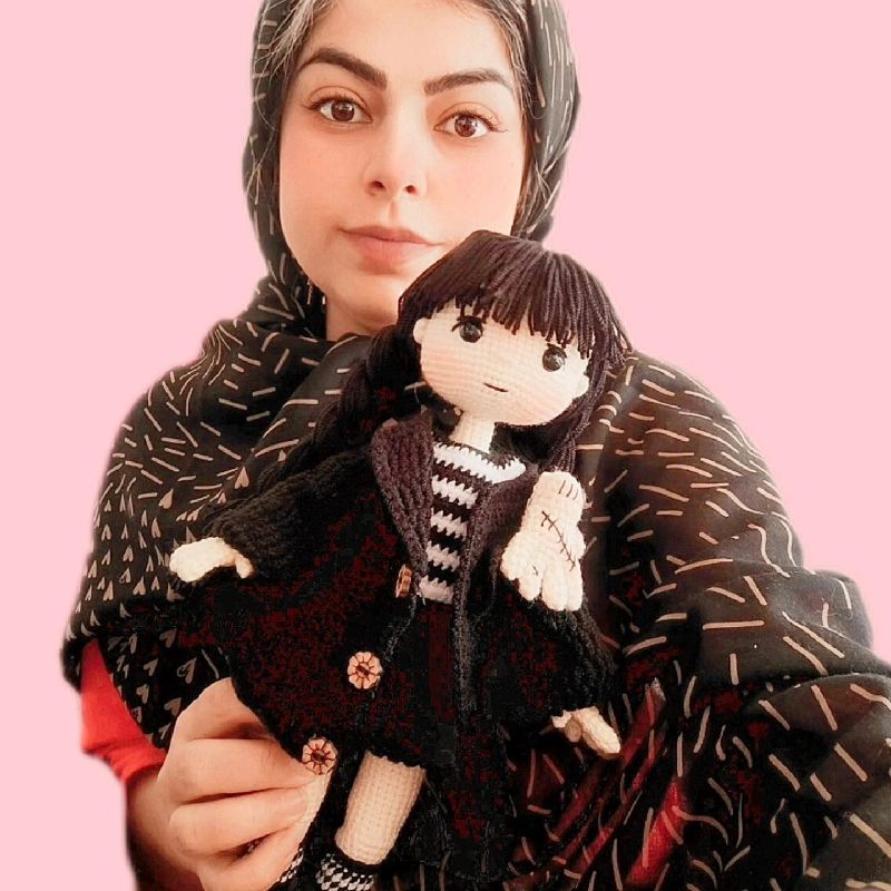 عروسکهای دستبافت هاجر