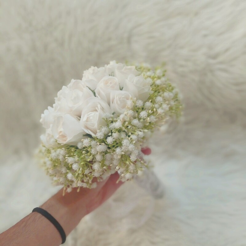 دسته گل عروس. دسته گل عروس مصنوعی . دسته گل مصنوعی گل مصنوعی دسته گل مصنوعی عروس