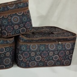 کیف باکس سنتی سه تایی کرپ 