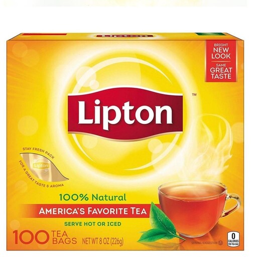چای لیپتون 100عددی