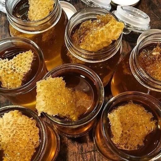عسل طبیعی ارسباران گرده دار بدون گرده بصورت تکی یا عمده بفروش میرسد