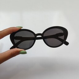 عینک آفتابی مشکی زنانه دسته کمربندی خاص یووی400 ارسال رایگان