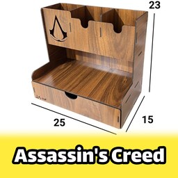 جامدادی رومیزی دانش آموزش طرح Assassin s Creed اساسینز کرید استند لوازم اداری