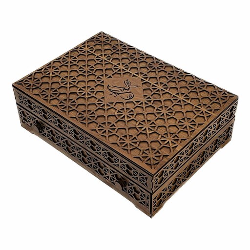 آجیل خوری طرح رقص سماع - جعبه دمنوش چوبی درب دار - نظم دهنده ی جعبه ای چوبی