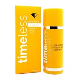 سرم ویتامین سی 20 درصد تایملس ضد تیرگی پوست Timeless Serum Vitamin Cمحصول آمریکا