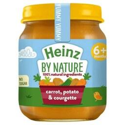 پوره میوه فرنی هاینز هویج سیب زمینی با کدو سبز بالای 6 ماه Heinz وزن 120 گرم