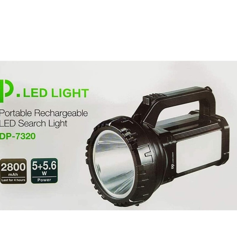 چراغ قوه دستی مدل DP7320 ، نورافکن دستی ، چراغ قوه لنترنی ، نور افکن دستی لنترنی ، چراغ لنترنی