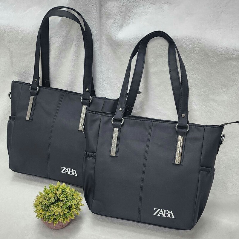 کیف دانشجویی    Zara     جنس ساتن تک زیبه  دسته دار  قابل شستشو  بسیار کاربردی و با کیفیت عالی برای عموم 
