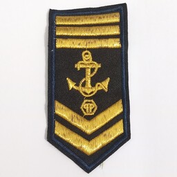 آرم پارچه ای گلدوزی طرح فرماندهی دریایی