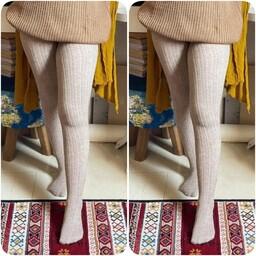 جوراب شلواری زنانه بافت برند پنتی  مدل آلیش جنس بافت طرح گندم فری سایز36تا44قیمت بااحترام به شما299000تومان