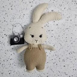 عروسک نمدی طرح خرگوش عکاس