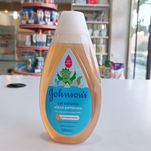 شامپو سر و بدن بچه جانسون با عصاره عسل Johnsons  حجم 500 میل