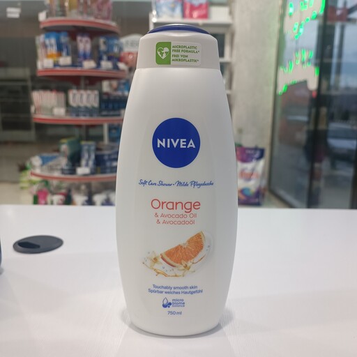 شامپو بدن نیوآ Nivea مدل Orange  Avocado Oil حجم 750 میل