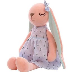 عروسک مدل خرگوش ناز ارتفاع45m-عروسک بافتنی-عروسک دخترانه و پسرانه -عروسک سرگرمی