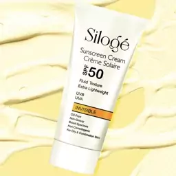 ضد آفتاب بی رنگ سیلوژه   فاقد چربی  SPF50