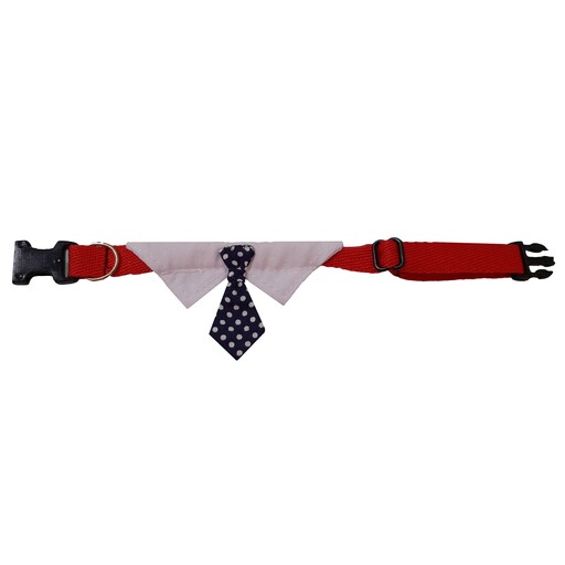 دستمال گردن سگ وگربه مدل کراواتی سایز s