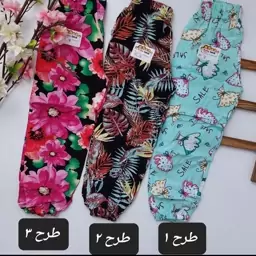 شلوار نخی تایلندی سمبادی دخترانه سایز 50 تا 65 مناسب 7 ماه تا 5 سال

