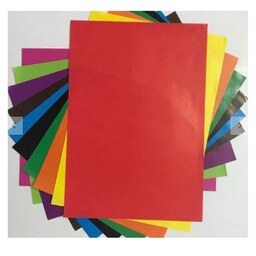   کاغذ رنگی گلاسه  بسته 10 عددی  A4(چند رنگ)