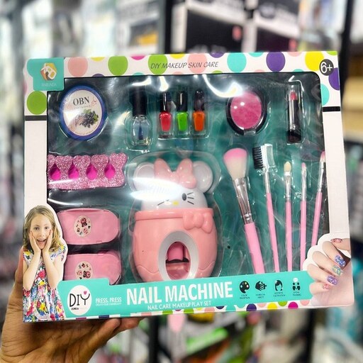 اسباب بازی استمپر ناخن دست و ست آرایشی اورجینال GO GLAM Nail salon play set