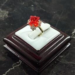 انگشتر دخترانه سلین کالا مدل یاقوت سرخ طرح الماس COD-13066722