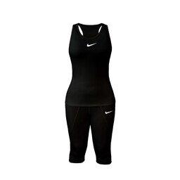 ست تاپ و شلوارک ورزشی زنانه طرح nike مدل q4554