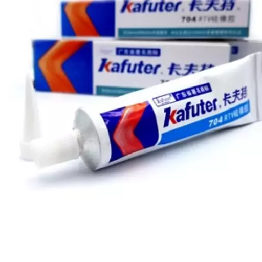 چسب سیلیکون 45 گرمی kafuter k -704 تیوب آلومینیومی 

