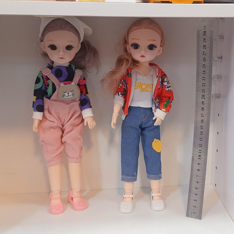 باربی مفصلی چشم تیله ای عروسک قد 32 اسباب بازی دخترانه به قیمت مناسب اورجینال