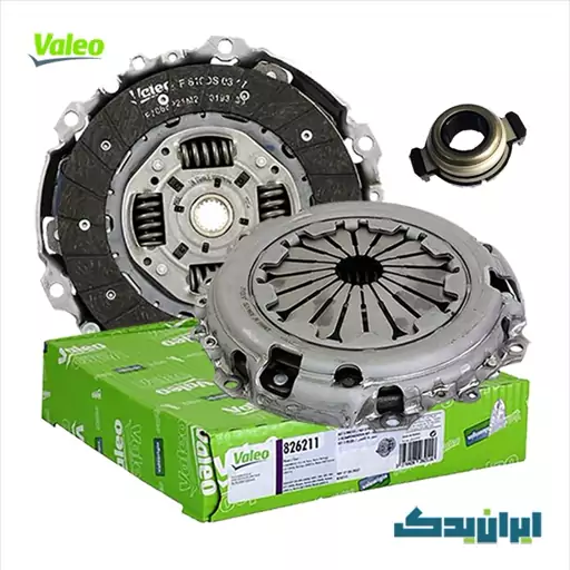 دیسک و صفحه پژو 206 تیپ 5 والئو سبز اصلی Valeo (دارای شناسه کالا)