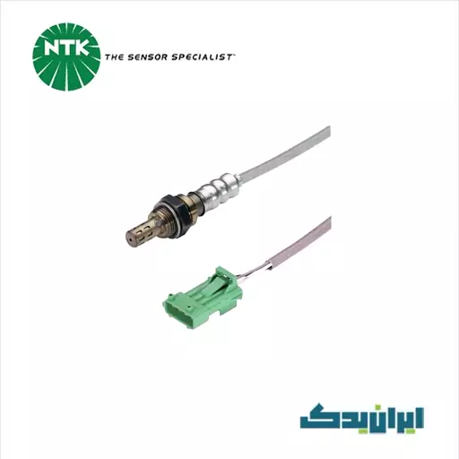 سنسور اکسیژن پژو 206 تیپ 5 ساژم NTK ژاپن سوکت سبز اصلی