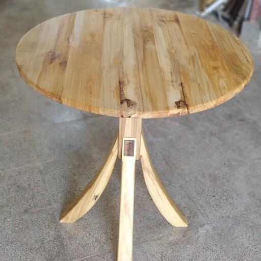 میز گرد چوبی (میز خاطرات)