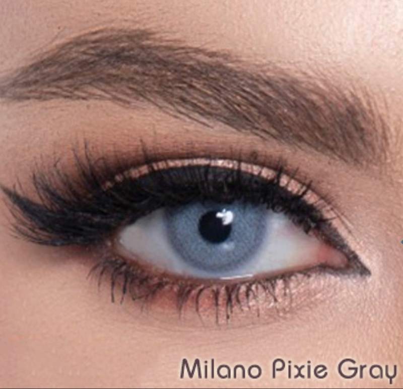 لنز چشم  طوسی آبی تیله ایPixie gray لابلا  Labella سری Milano