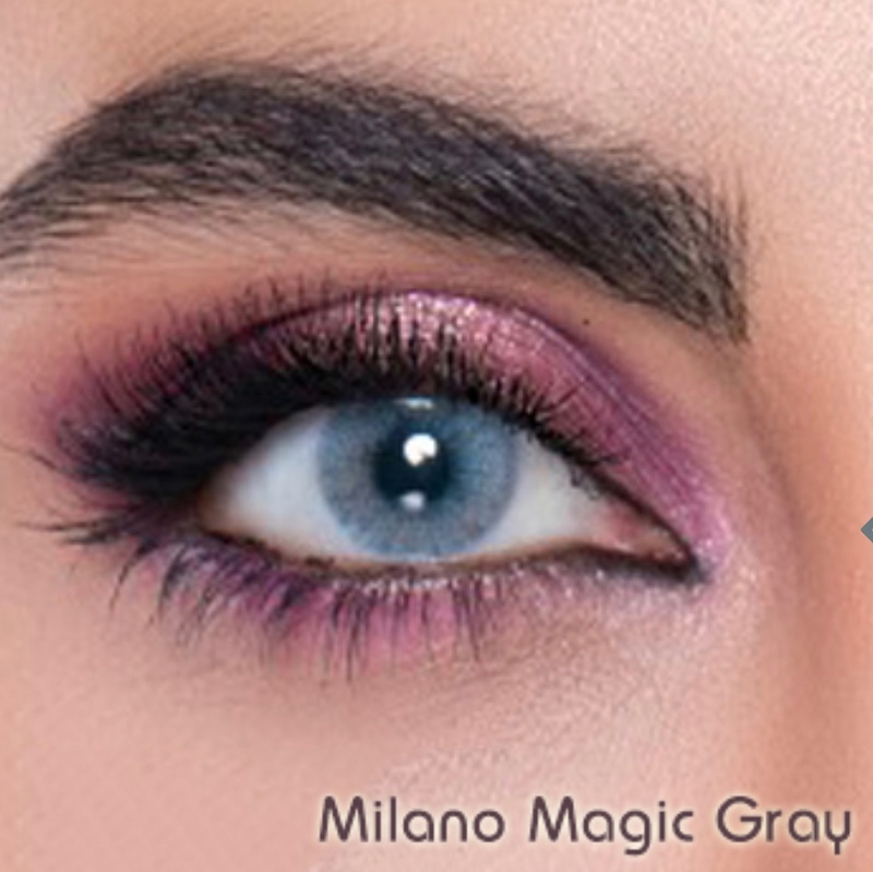 لنز چشم   طوسی آبی روشن Magic gray  لابلا  Labella سری Milano