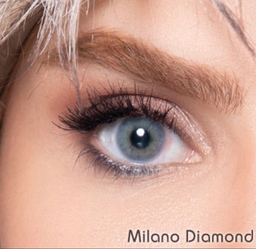 لنز چشم  طوسی آبی روشن و بدون دور  Diamond  لابلا  Labella سری Milano