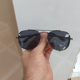 عینک آفتابی مردانه و زنانه  مدل بیضی مارک دیتیا عدسی یووی 400 (رنگ مشکی )