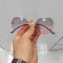عینک آفتابی زنانه چند ضلعی مارک آیس برلین  فریم نشکن تیتانیوم(رنگ هلویی)