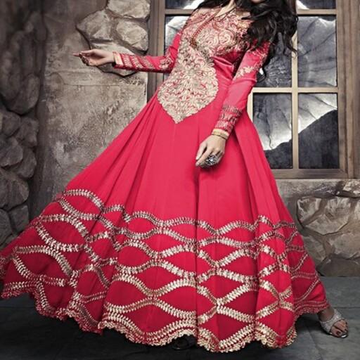 لباس هندی برش خورده 606 فقط فروش آنلاین