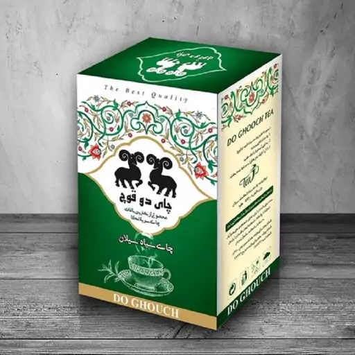 چای دو قوچ سبز شکسته نیم ریز ممتاز سیلان 450 گرم