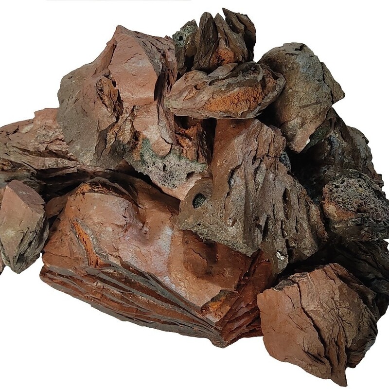 هیزم سنگی آذرین مناسب انواع بخاری شومینه آتشدان فایرپیت گازی 
