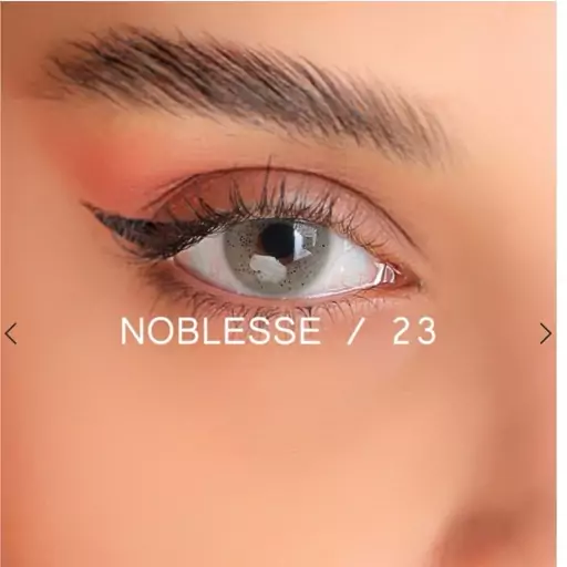 لنز رنگی چشم NOBLESSE نابلس شماره 23 ساخت کره (6 ماه ماندگاری)